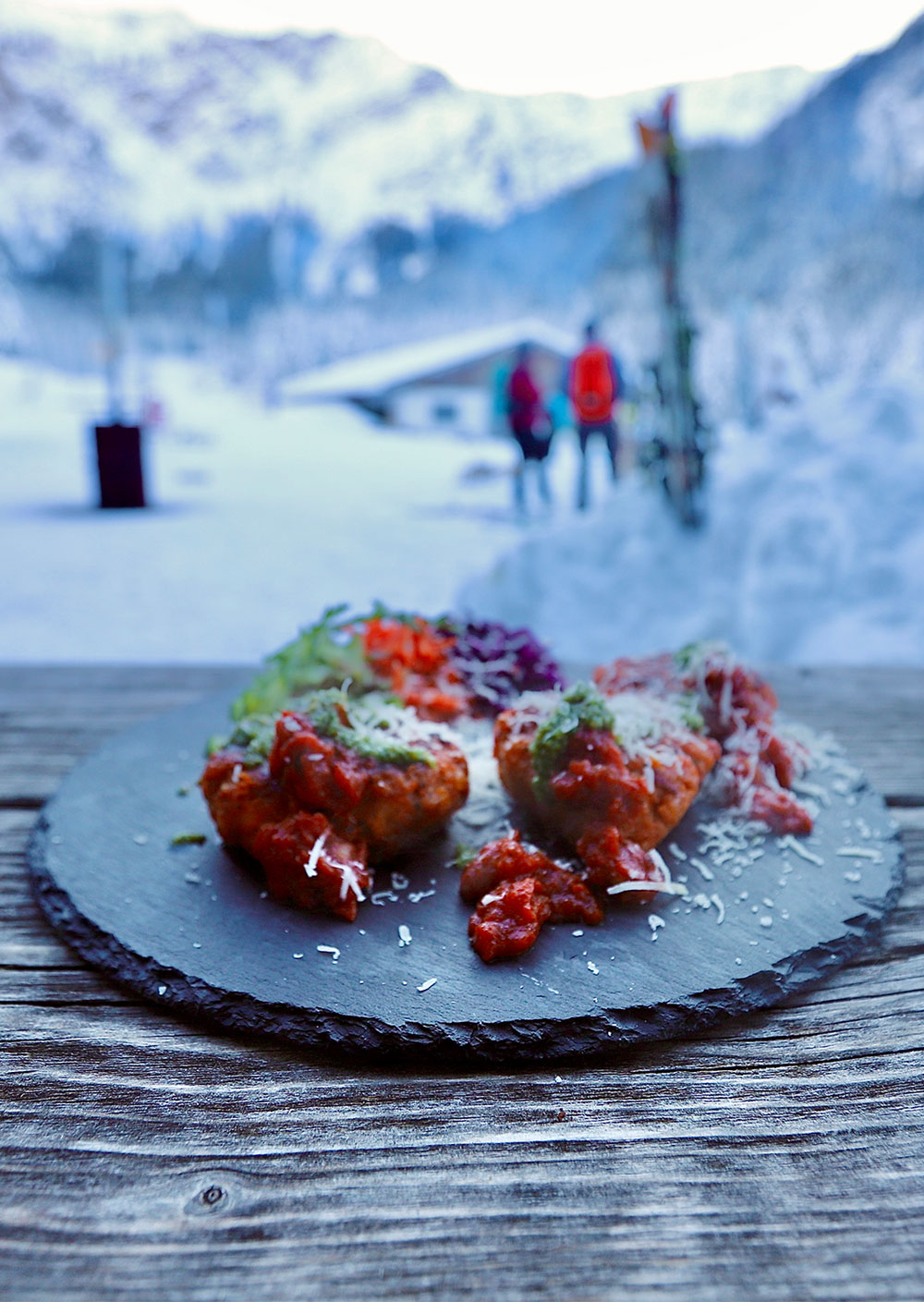 Essen auf der Vilser Alm